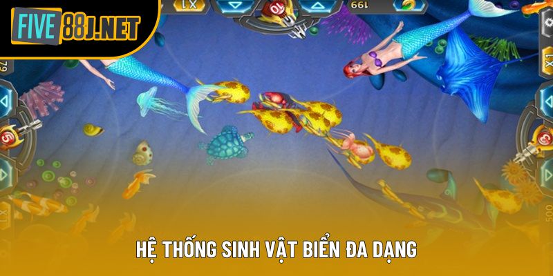 Hệ thống sinh vật biển đa dạng